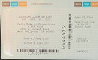 VIPER ROOM TICKET