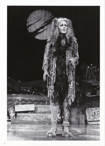 Leslie as Grizabella in CATS
