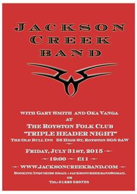 Jackson Creek Band @ The Royston Folk Club