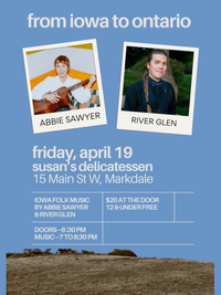 River Glen & Abbie Sawyer at Susan's in Markdale, ON