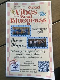Good Vibes Good Bluegrass Concert 