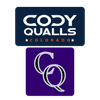 CQ Sports Glossy Sticker Set of 2 (Blue & Purple)