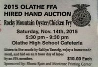 Olathe FFA Hired Hand Auction