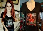 Flaming Skeleton t-shirt (Girls)