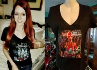 Flaming Skeleton t-shirt (Girls)