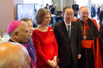 Performing for the Queen of Spain at the United Nations, hosted by the Vatican
