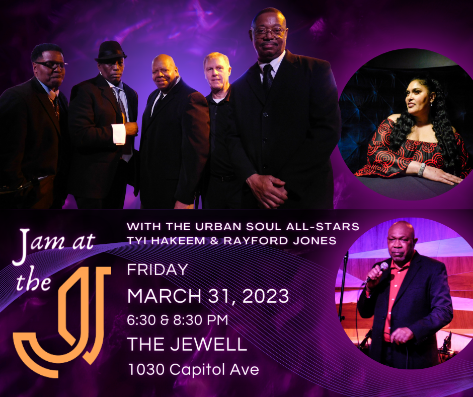 GET YOUR TICKETS TODAY FOR JAM AT THE J; IT'S GONNA BE A GREAT NIGHT FOR LIVE MUSIC!