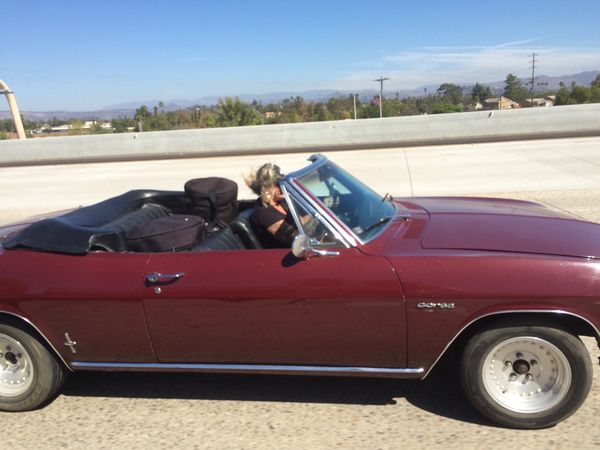 Going to a gig 'Southern California Style' in my 1966 Corvair Corsa 180 turbo charge... 