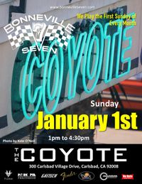 CANCELED, Bonneville 7 at Coyote Bar 