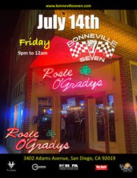 Canceled ! Bonneville 7 at Rosie O’Grady’s