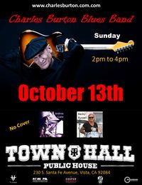 Charles Burton Blues Band at TownHall Public House