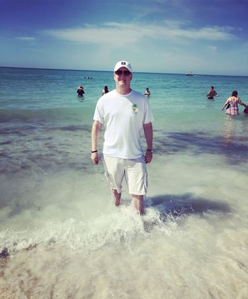 A day off on tour in Siesta Key, Florida

