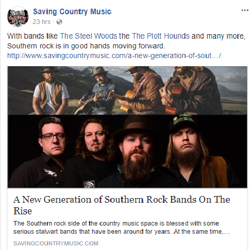 Saving Country Music highlights The Plott Hounds while discussing a new generation of Southern Rock Bands on The Rise.