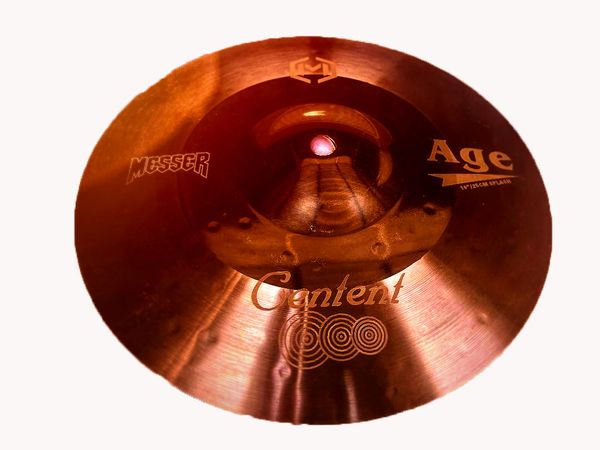 Etched 10" Centent Splash Cymbal