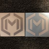 M Logo Decal (4")