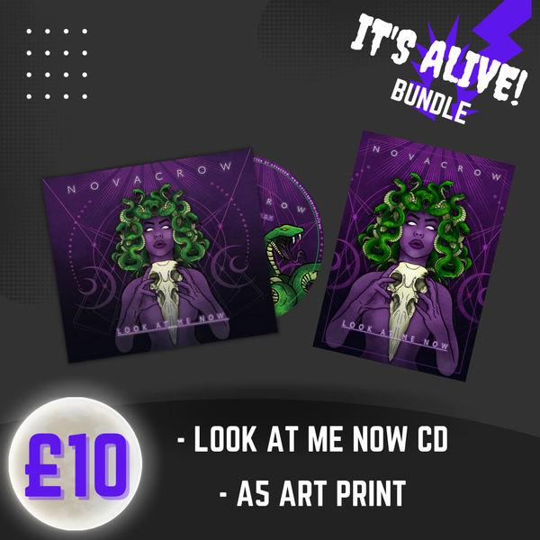 IT'S ALIVE Bundle: Look At Me Now and A5 art print