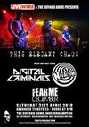 Ticket: The Giffard Arms- Wolverhampton, Saturday 21st April, with This Elegane Chaos, Digital Criminals and Fear Me December