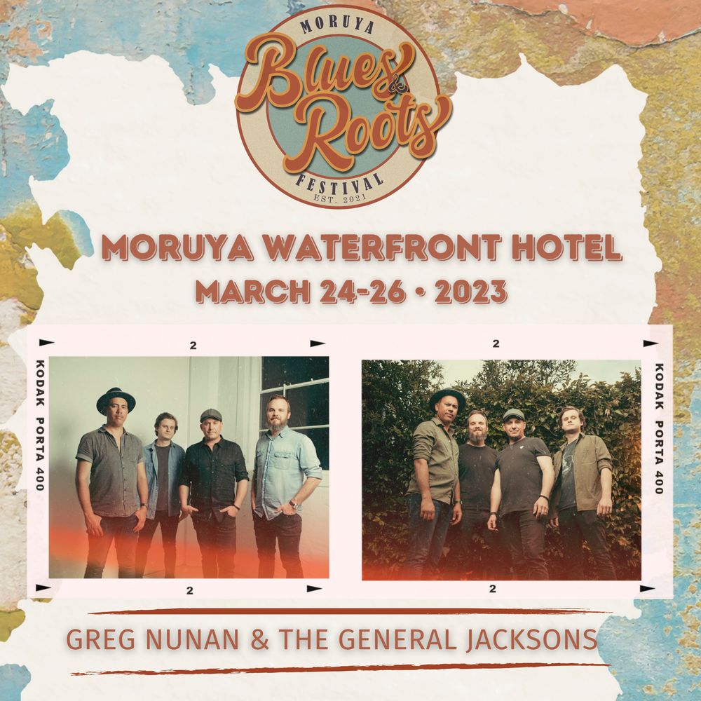 We were so amazed by Greg Nunan & The General Jacksons this year we just HAD to book them again for next year! Big riffs, massive sound and a style of blues that gets your head bopping and feet tapping! Grab your tix now ———————> from only $49 www.moruyabluesandroots.com