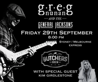 Greg Nunan & The General Jacksons LIVE at BUTCHERS BREW