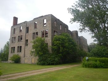 Ruins of residential school at Spanish, Ontario
