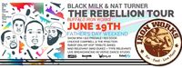Katie Ann and MC ZiLL perform with ReBOP opening up for Black Milk and Nat Turner on The Rebellion Tour