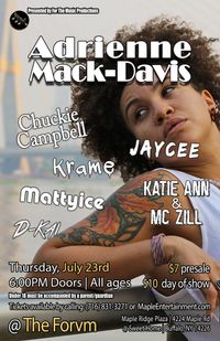 Katie Ann and MC ZiLL opening up for Adrienne Mack David
