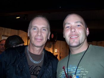 With Billy Sheehan @ NAMM 2008.
