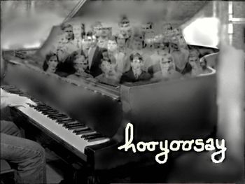 Piano scene from hooyoosay's video for "Sittin' on a fence".
