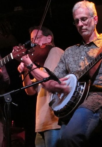 Larry Deming fiddling
