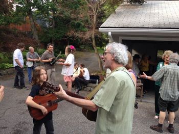 Playing Beatles songs with G Rockwell--the first time I ever met him!

