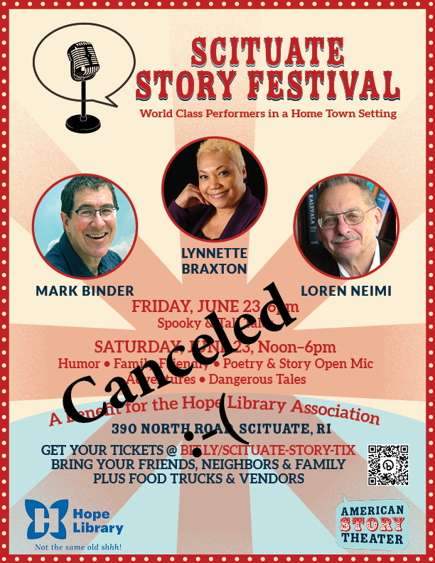 Scituate Story festival Cancelled