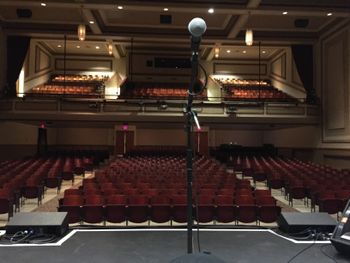 Sound check at The Holmes Theatre in Detroit Lakes, MN. Sold out show with Clint Black.
