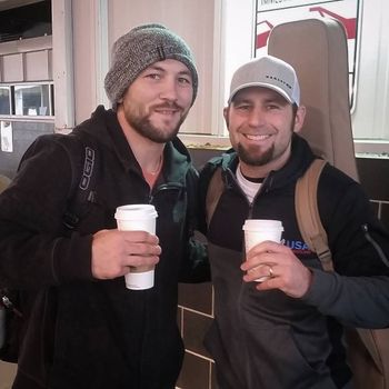 Returning from Nashville, and Running into World Team member Jake Clark at the airport
