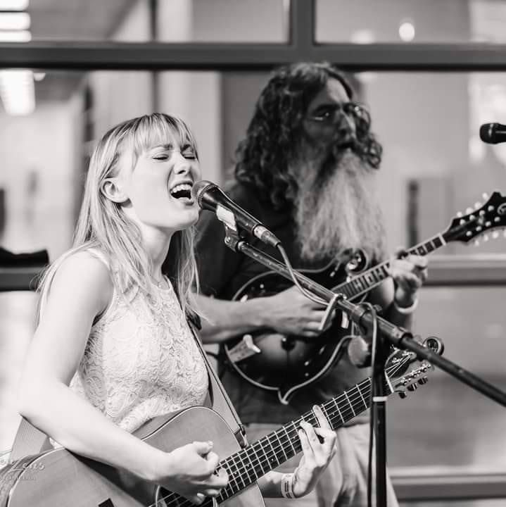 Annabelle and Brandon Moore are a father daughter duo. Anna on guitar, Brandon on mandolin. This group focuses on Annabelle's beautiful voice and wonderful arrangements of an eclectic catalog. With a little support from the old man. 