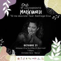 María Vanedi Pre-lanzamiento "Si me desviste" feat. Santiago Cruz