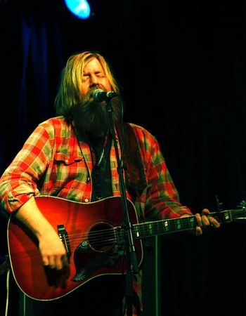 On stage in Östersund, Sweden 2013
