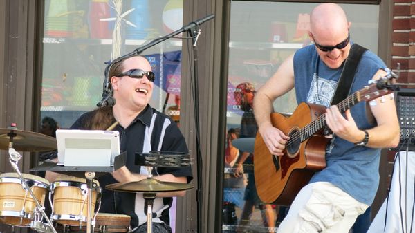 Performing with my good friend Sean Dolan (drums/vocals/Juilliard grad) at Sunken Meadow Park
