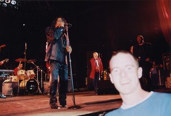 Yes, that is James Brown at one of his concerts! He was AMAZING!!!
