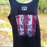 Official Tour "God Bless" Women's Tank in GRAY