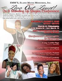 Live Out Loud "DO IT STANDING UP" Singles Conference