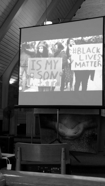 from the #BLM video (photo by Amirah Lomax)
