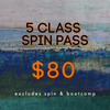 5 Class Spin Class