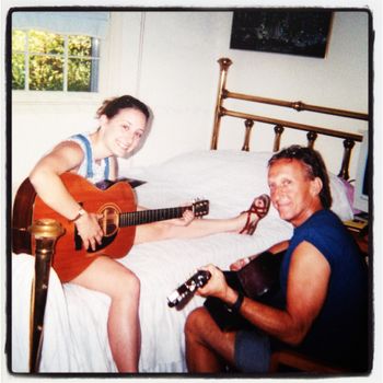 Jamming with my dad
