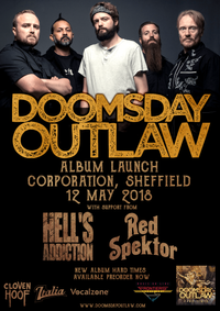 ALBUM LAUNCH: DOOMSDAY OUTLAW / HELL'S ADDICTION / RED SPEKTOR