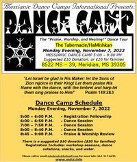 Messianic Dance Camp @ The Tabernacle/HaMishkan ~ GracePoint Church, Meridian, MS