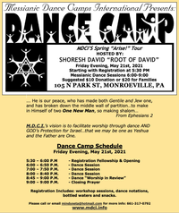Messianic Dance Camp @ Shoresh David Pittsburgh