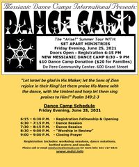 Messianic Dance Camp @ De Pere, WI