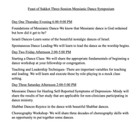 DANCE SYMPOSIUM SUKKOT Messianic Dance Camps International