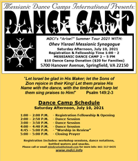 Messianic Dance Camp @ Springfield, VA (D.C. Area)