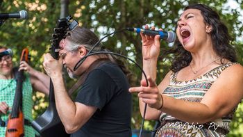 Live ilyAIMY Trio, Takoma Park Gazebo, MD
